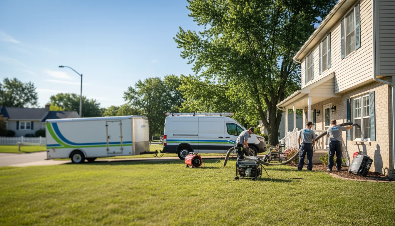 Flooded Basement Restoration And Cleanup With Repair in Paloma, IL near me